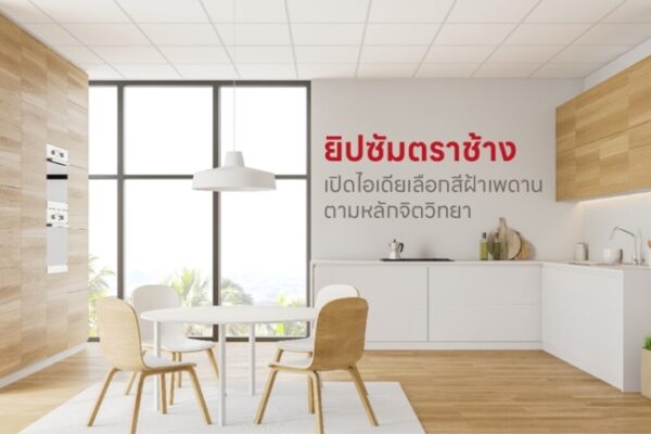 เปิดไอเดียเลือกสีฝ้าเพดานตามหลักจิตวิทยา สร้างมู้ดตามต้องการภายในบ้าน